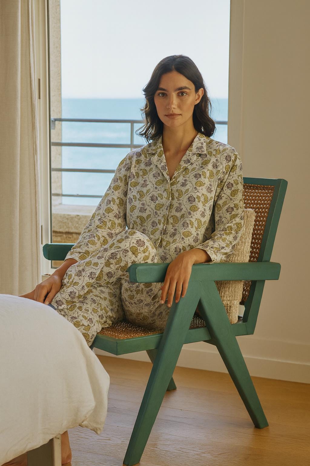 Slumber in style with our handcrafted cotton printed sleepwear